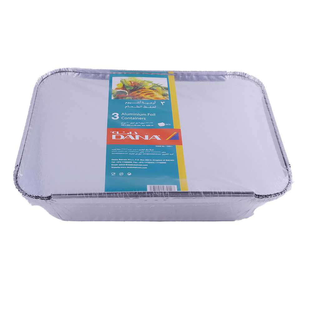Dana Aluminium Foil Containers 63mm 6's back image