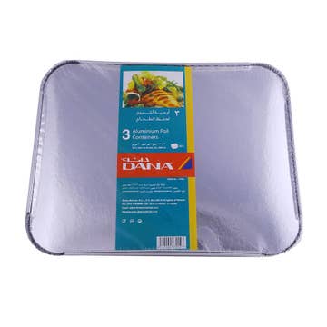 Dana Aluminium Foil Containers 63mm 6's - Available at Alosra Online Supermarket