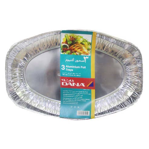 Dana Aluminium Foil Container 3's - Available at Alosra Online Supermarket