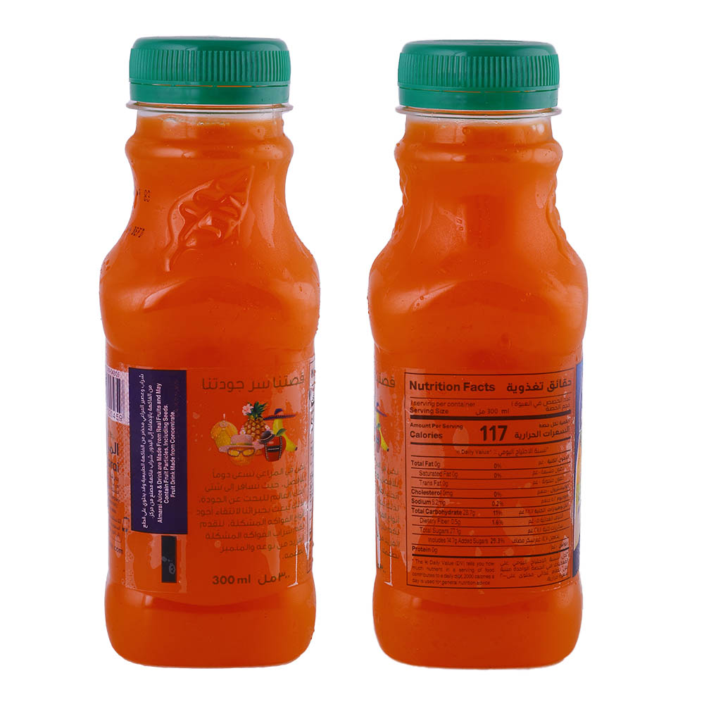 Almarai Mixed Fruit Juice 300ml right and left side image