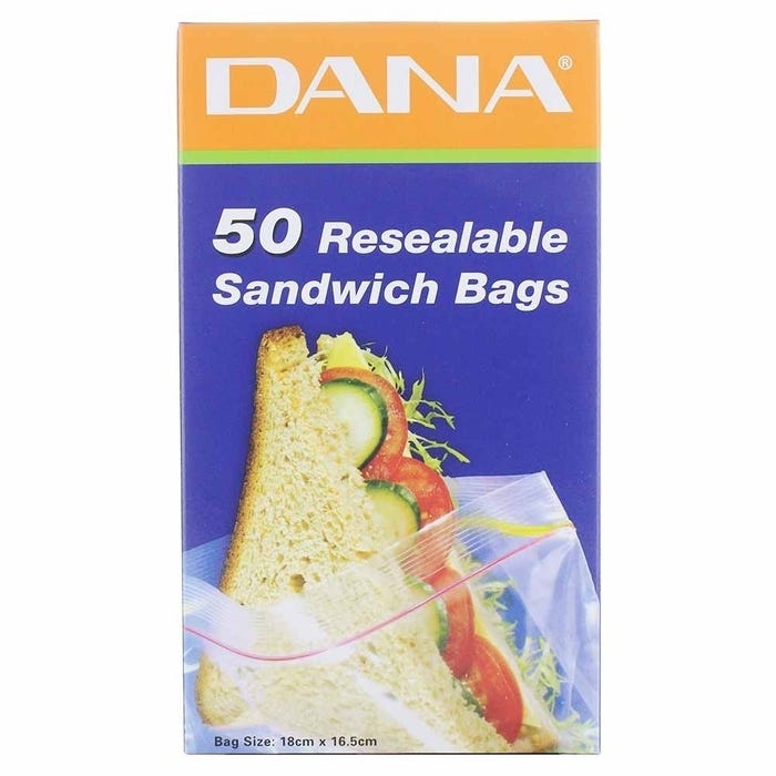 Dana Resealable Sandwich Bags 50's - Available at Alosra Online Supermarket