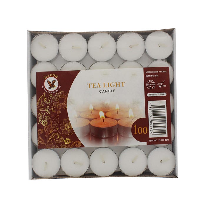 Falcon Tea Light Candle 100's - Available at Alosra Online Supermarket