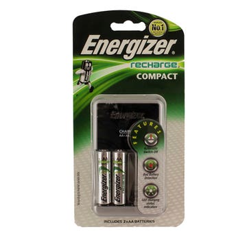 Energizer Recharge Compact with 2xAA Batteries - Available at Alosra Online Supermarket