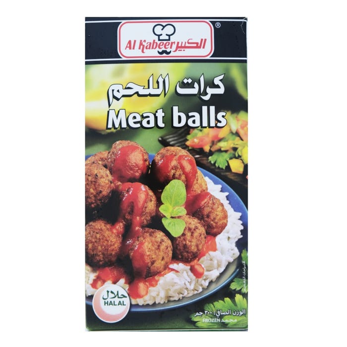 Al Kabeer Beef Meat Balls 300g - Available at Alosra Online Supermarket