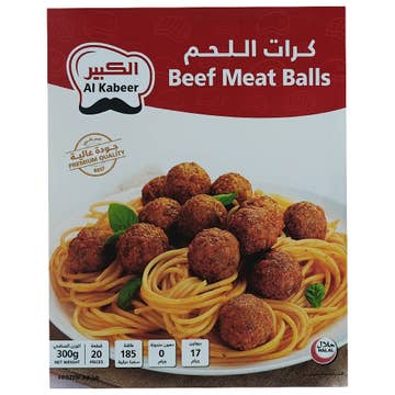 Al Kabeer Beef Meat Balls 300g - Available at Alosra Online Supermarket