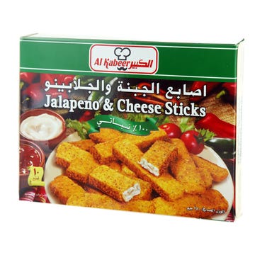 Al Kabeer Jalapeno & Cheese Sticks 250g - Available at Alosra Online Supermarket