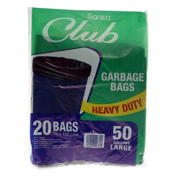 Sanita Club Garbage Bag 20's - Available at Alosra Online Supermarket