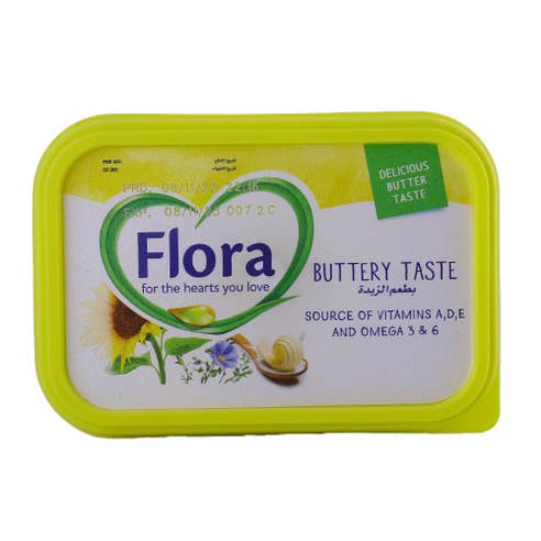 Flora Margarine Buttery Taste 250g - Available at Alosra Online Supermarket