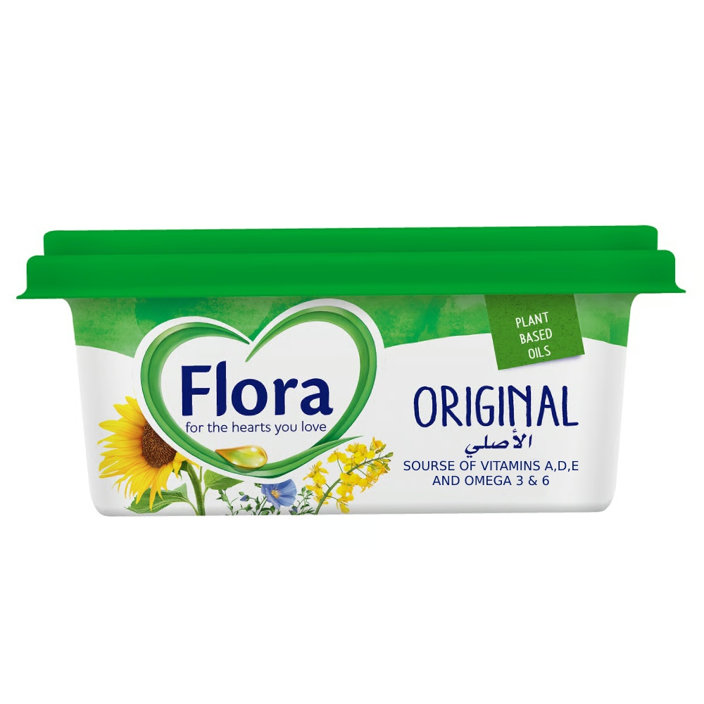 Flora Margarine Original 500g back image