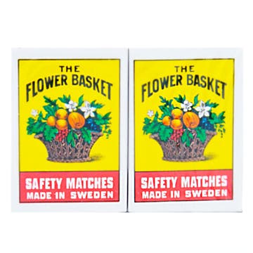 The Flower Basket Matches [Small] - Available at Alosra Online Supermarket