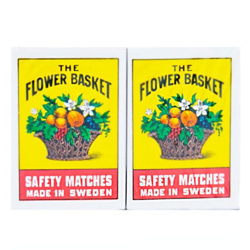 The Flower Basket Matches [Small] - Available at Alosra Online Supermarket