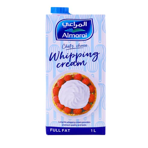 Almarai Whipping Cream 1L - Available at Alosra Online Supermarket