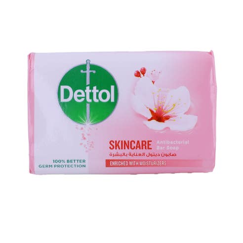 Dettol Skin Care Bar Soap 125g - Available at Alosra Online Supermarket