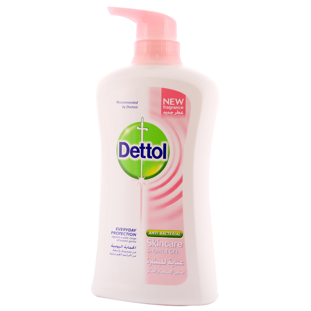 Dettol Anti-Bacterial Skin Care Shower Gel 500ml - Available at Alosra Online Supermarket