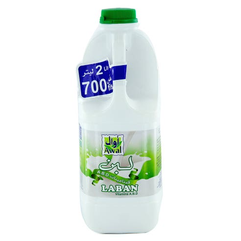 Awal Fresh Laban Full Cream 2L 