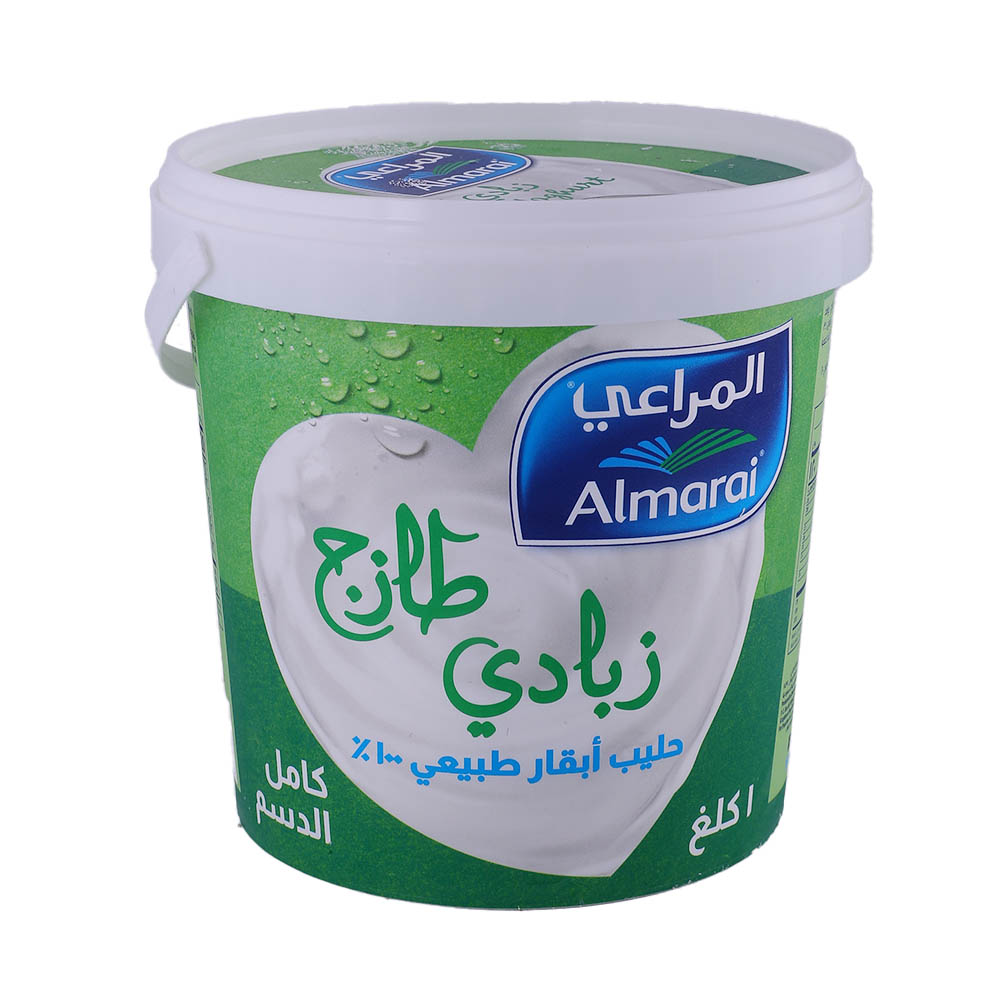 Almarai Full Fat Fresh Yoghurt 1Kg back image