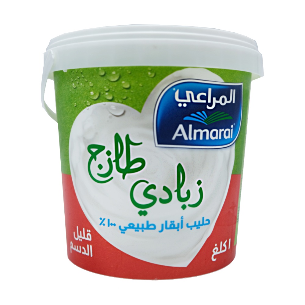 Almarai Low Fat Fresh Yoghurt 1Kg back image