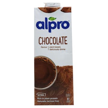 Alpro Chocolate Soya Milk 1L - Available at Alosra Online Supermarket