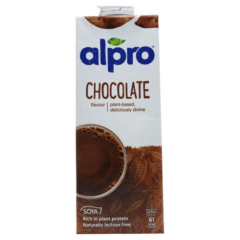 Alpro Chocolate Soya Milk 1L - Available at Alosra Online Supermarket