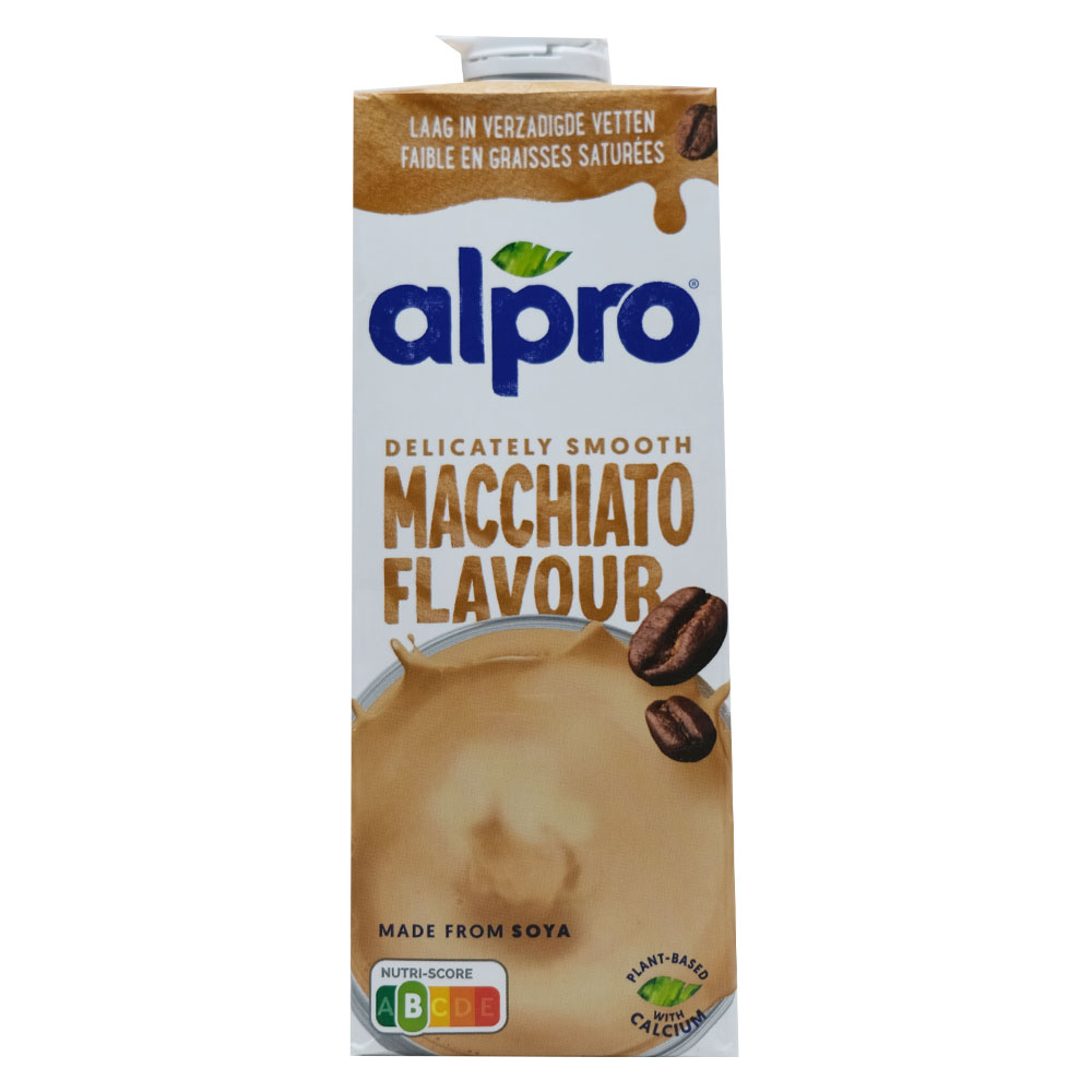 Alpro Macchiato Soya Milk 1L - Available at Alosra Online Supermarket