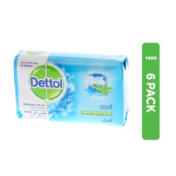Dettol Cool Bar Soap 6x165g
