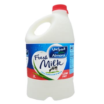 Almarai Low Fat Fresh Milk 2L - Available at Alosra Online Supermarket