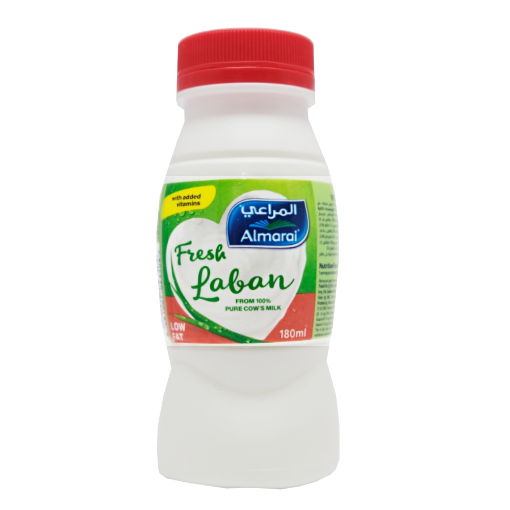 Almarai Low Fat Fresh Laban 180ml - Available at Alosra Online Supermarket