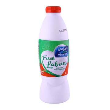 Almarai Low Fat Fresh Laban 1L - Available at Alosra Online Supermarket