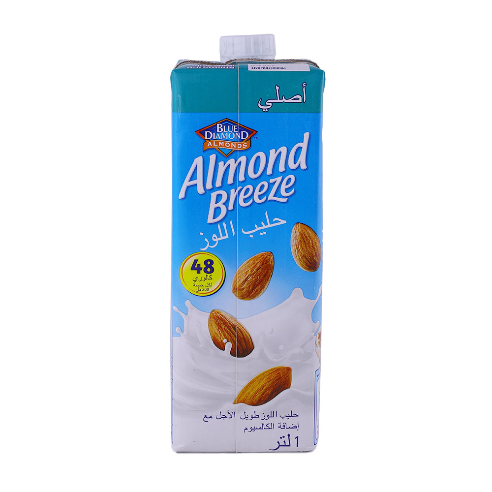 Blue Diamond Original Almond Breeze Milk 1L back image