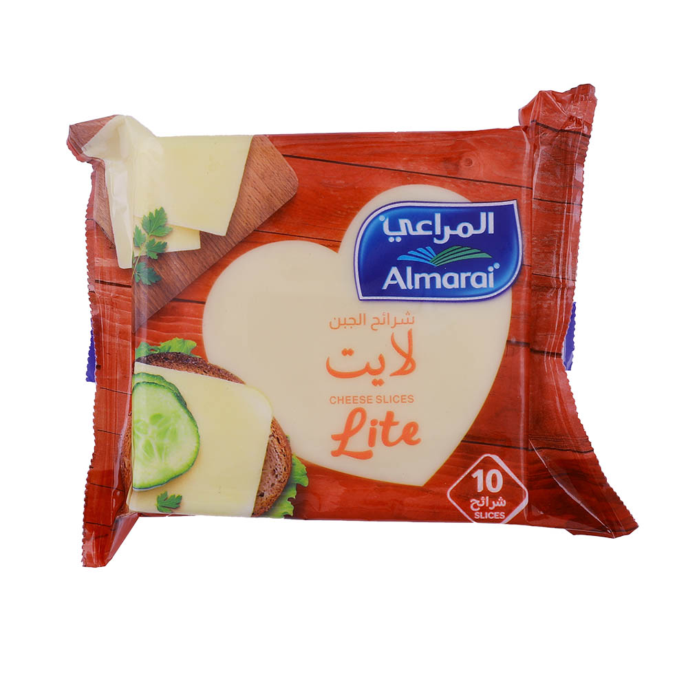 Almarai Low Fat Cheese Slices 200g 10's - Available at Alosra Online Supermarket