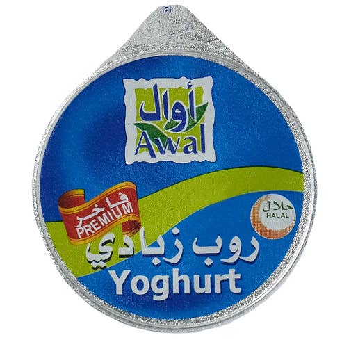 Awal Yoghurt Plain 6x160g 