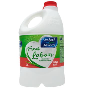 Almarai Low Fat Fresh Laban 2L - Available at Alosra Online Supermarket