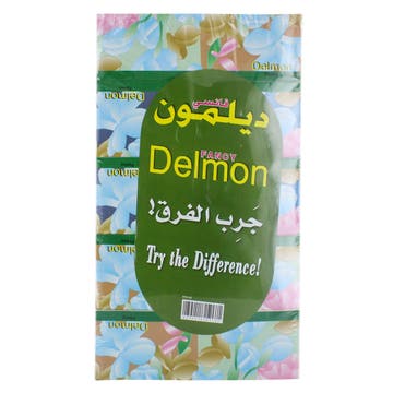 Delmon Family Facial Tissue 200's [5 Pack] - Available at Alosra Online Supermarket