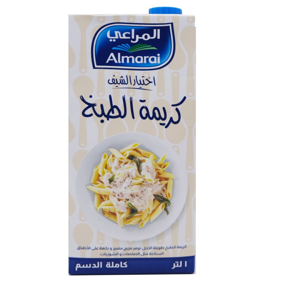 Almarai Full Fat Cooking Cream 1L back image