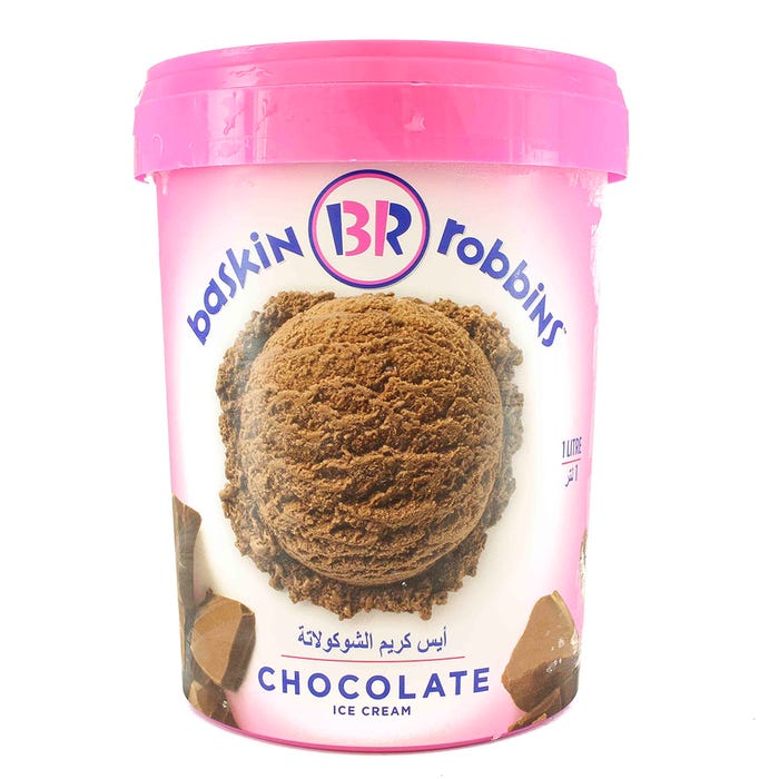 Baskin Robbins Chocolate Ice Cream 1L – Available at Alosra Online Supermarket