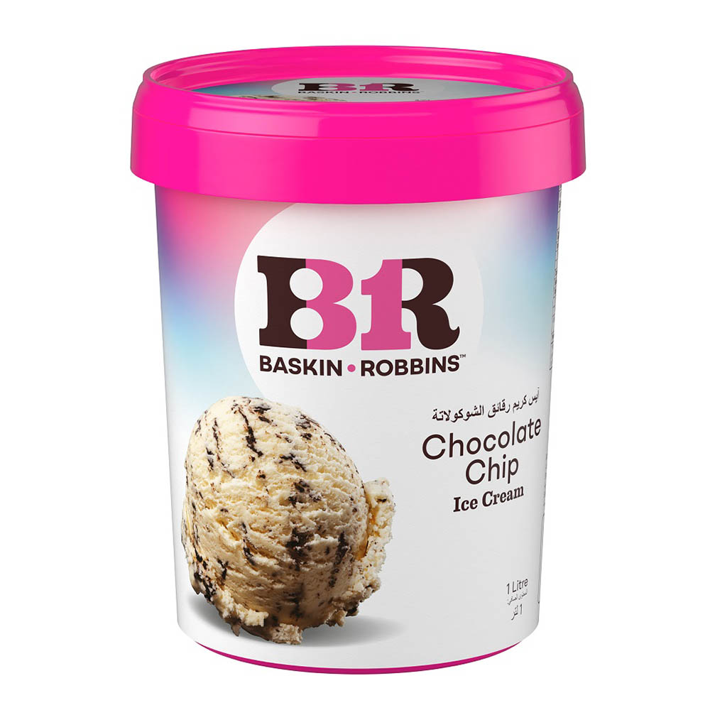 Baskin Robbins Chocolate Chip Ice Cream 1L