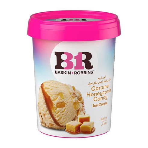 Baskin Robbins Hokey Pokey Ice Cream 500ml - Available at Alosra Online Supermarket