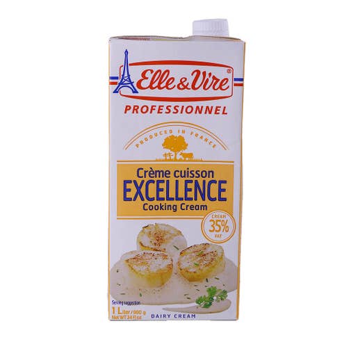 Elle & Vire Cooking Cream 35% Fat 1L - Available at Alosra Online Supermarket