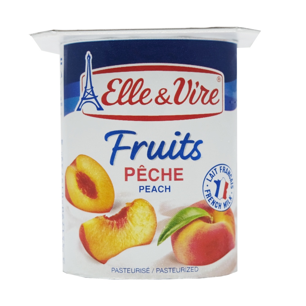 Elle & Vire Peach Passion Fruit Dessert 125g