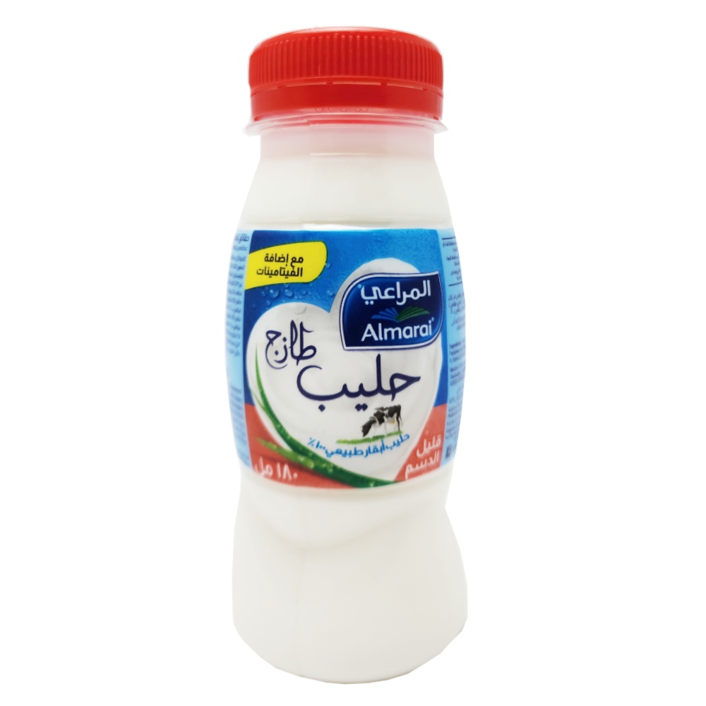Almarai Low Fat Fresh Milk 180ml back image