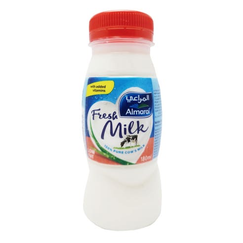 Almarai Low Fat Fresh Milk 180ml - Available at Alosra Online Supermarket