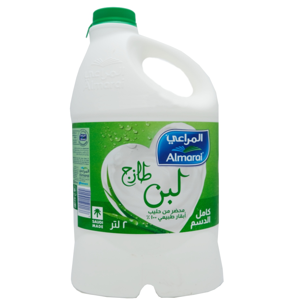 Almarai Full Fat Fresh Laban 2L back image