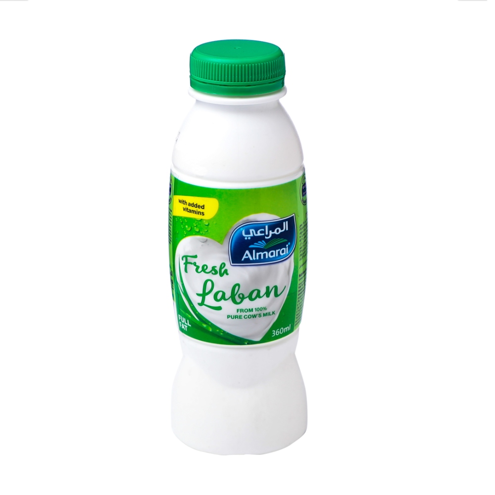 Almarai Full Fat Fresh Laban 360ml - Available at Alosra Online Supermarket