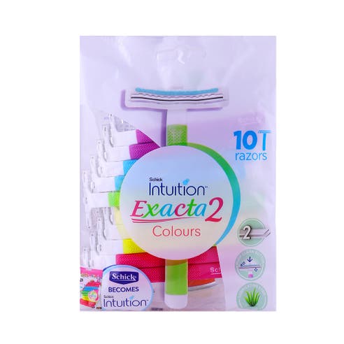 Schick Exacta 2 Intuition Women Razor 10's - Available at Alosra Online Supermarket