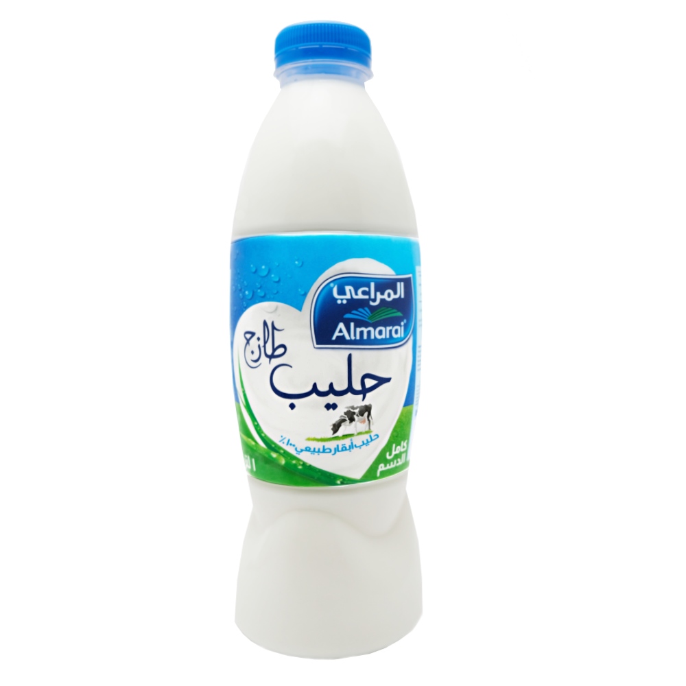 Almarai Full Fat Fresh Milk 1L back image