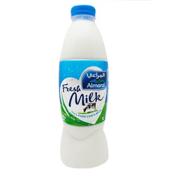Almarai Full Fat Fresh Milk 1L - Available at Alosra Online Supermarket