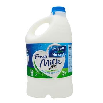Almarai Full Fat Fresh Milk 2L - Available at Alosra Online Supermarket
