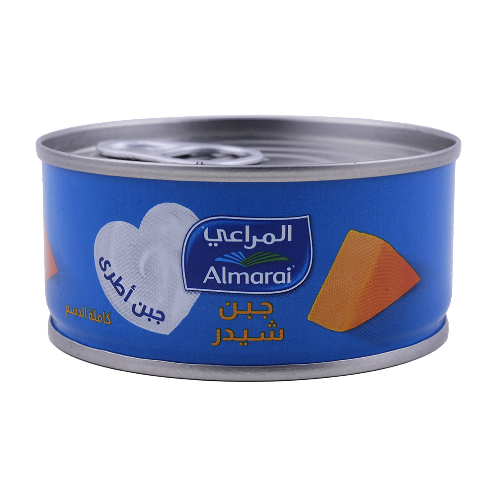 Almarai Full Fat Cheddar Cheese 113g back image