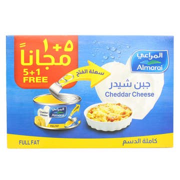 Almarai Full Fat Cheddar Cheese 6x113g [Special Offer] 