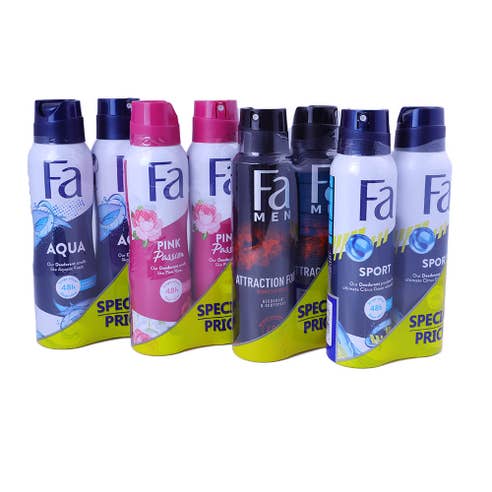 Fa Assorted Deodorant Spray 2x150ml [Special Offer] 